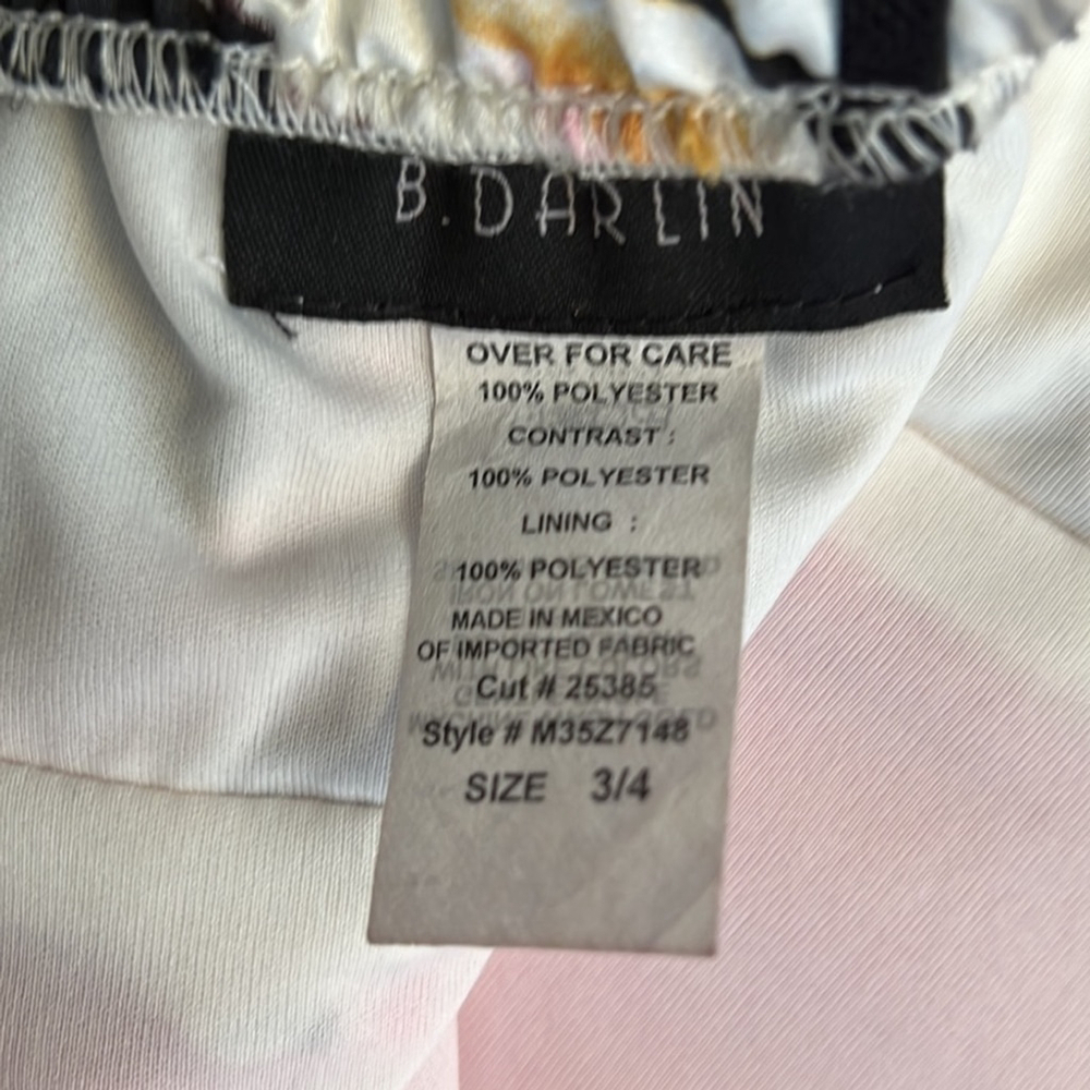 NWT bubble Dress Juniors B Darlin Dress size 3/4 Y2K - Picture 7 of 8